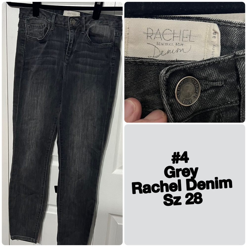 RACHEL Rachel Roy Dark Grey Skinny Jeans